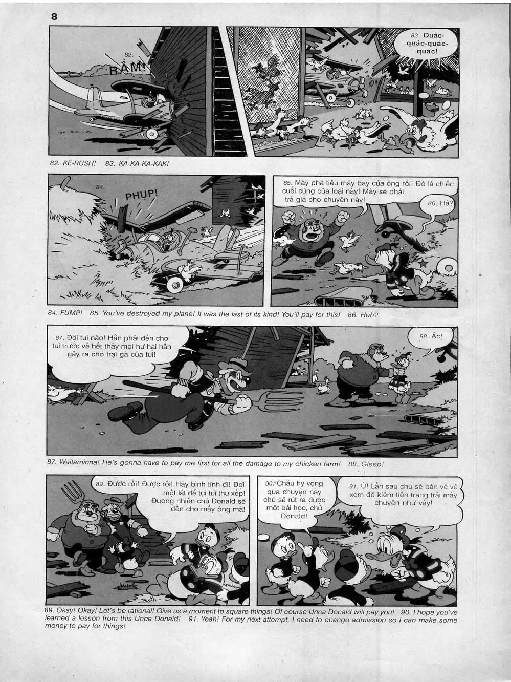 Truyện Tranh Donald Và Bạn Hữu trang 2