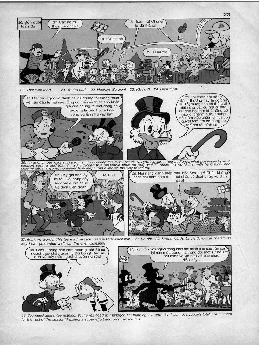 Truyện Tranh Donald Và Bạn Hữu trang 2