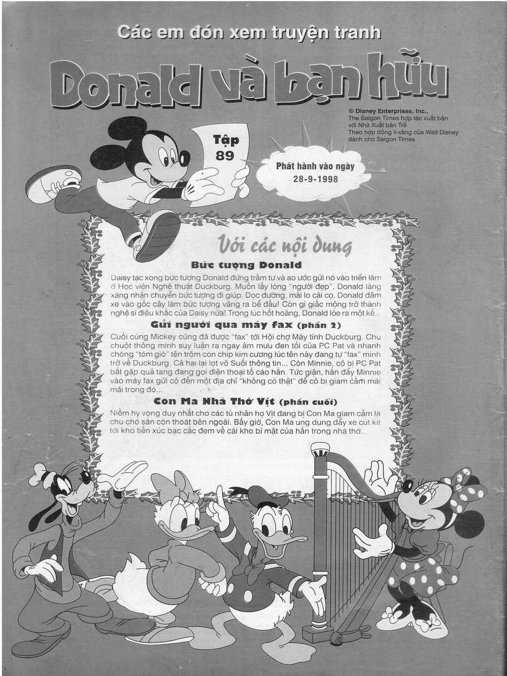 Truyện Tranh Donald Và Bạn Hữu trang 2