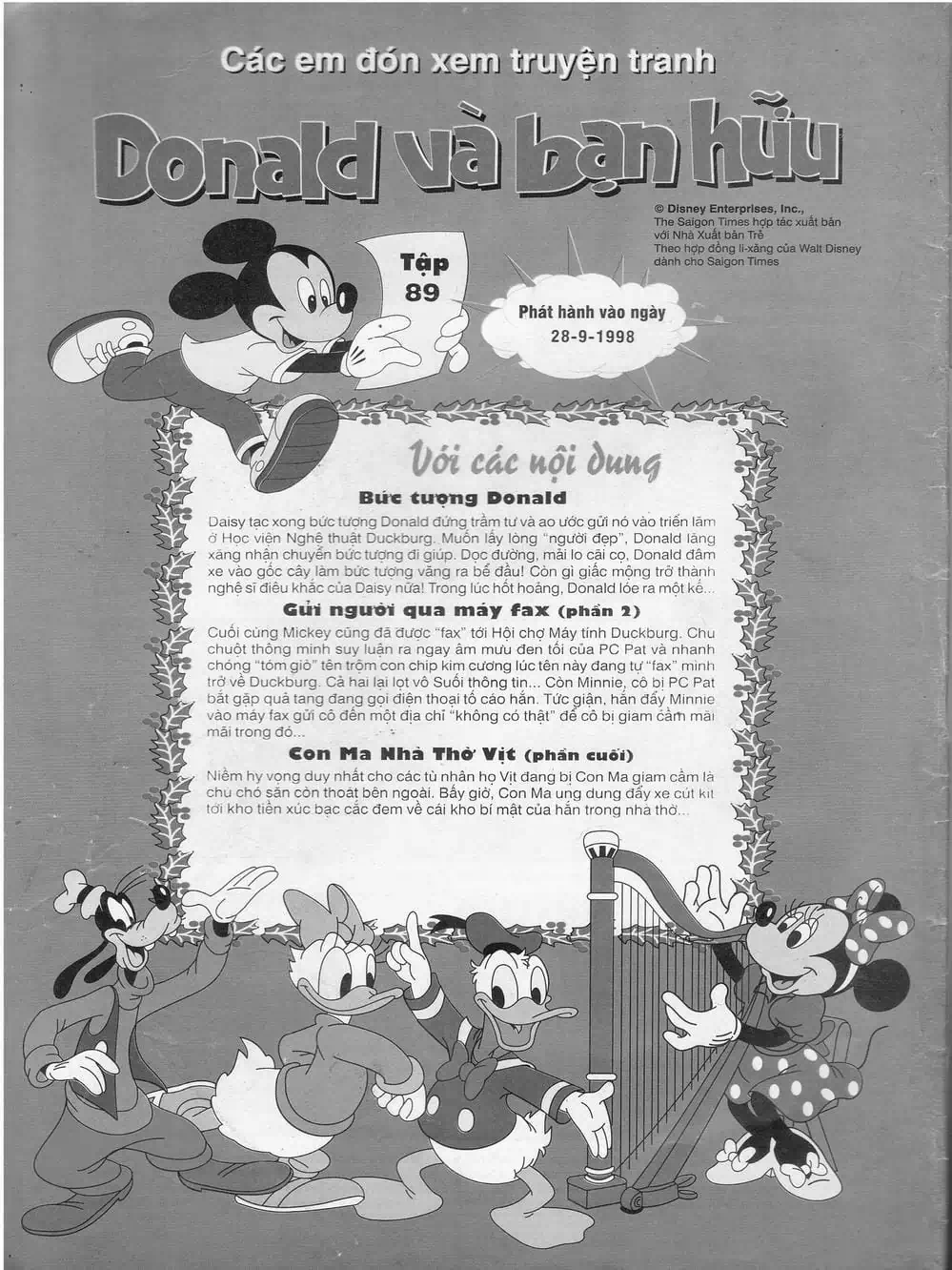 Truyện Tranh Donald Và Bạn Hữu trang 2