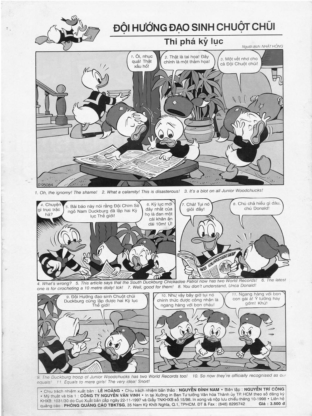 Truyện Tranh Donald Và Bạn Hữu trang 2