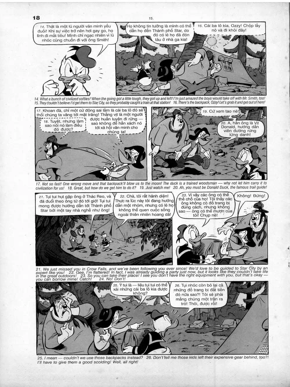 Truyện Tranh Donald Và Bạn Hữu trang 2