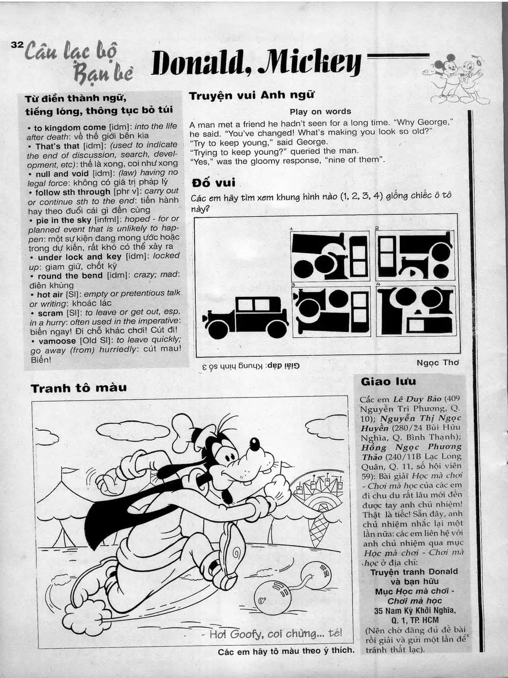 Truyện Tranh Donald Và Bạn Hữu trang 2