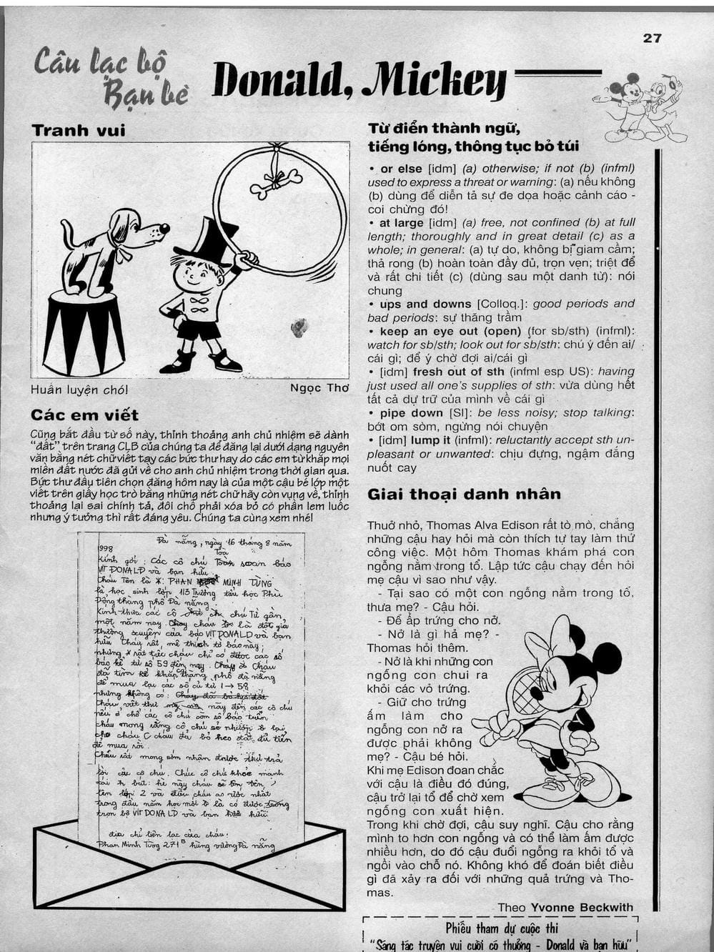 Truyện Tranh Donald Và Bạn Hữu trang 2