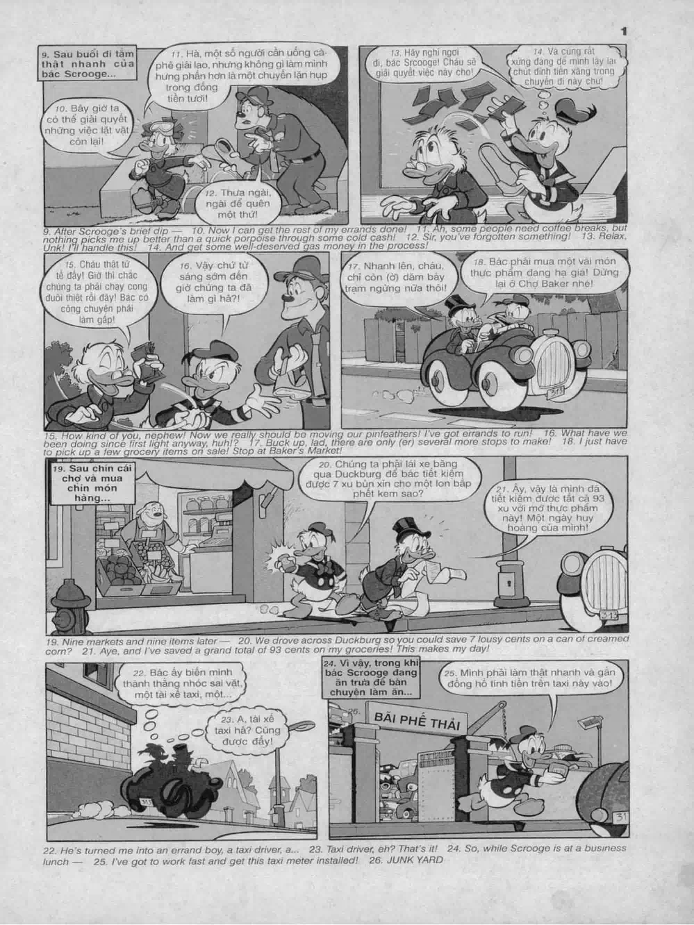 Truyện Tranh Donald Và Bạn Hữu trang 2