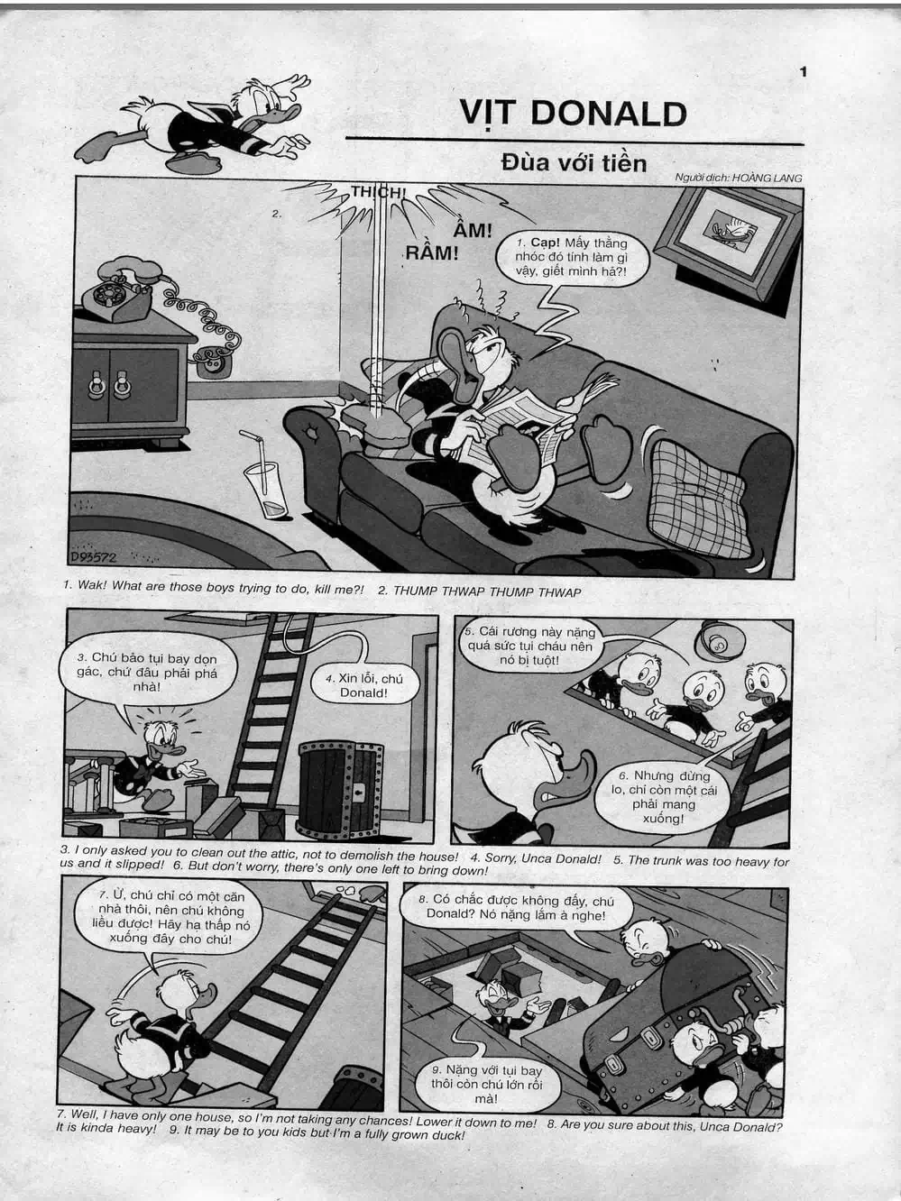 Truyện Tranh Donald Và Bạn Hữu trang 2