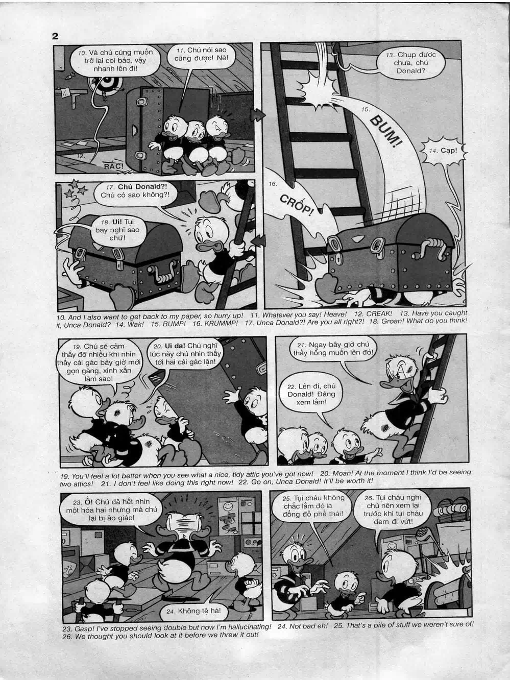 Truyện Tranh Donald Và Bạn Hữu trang 2