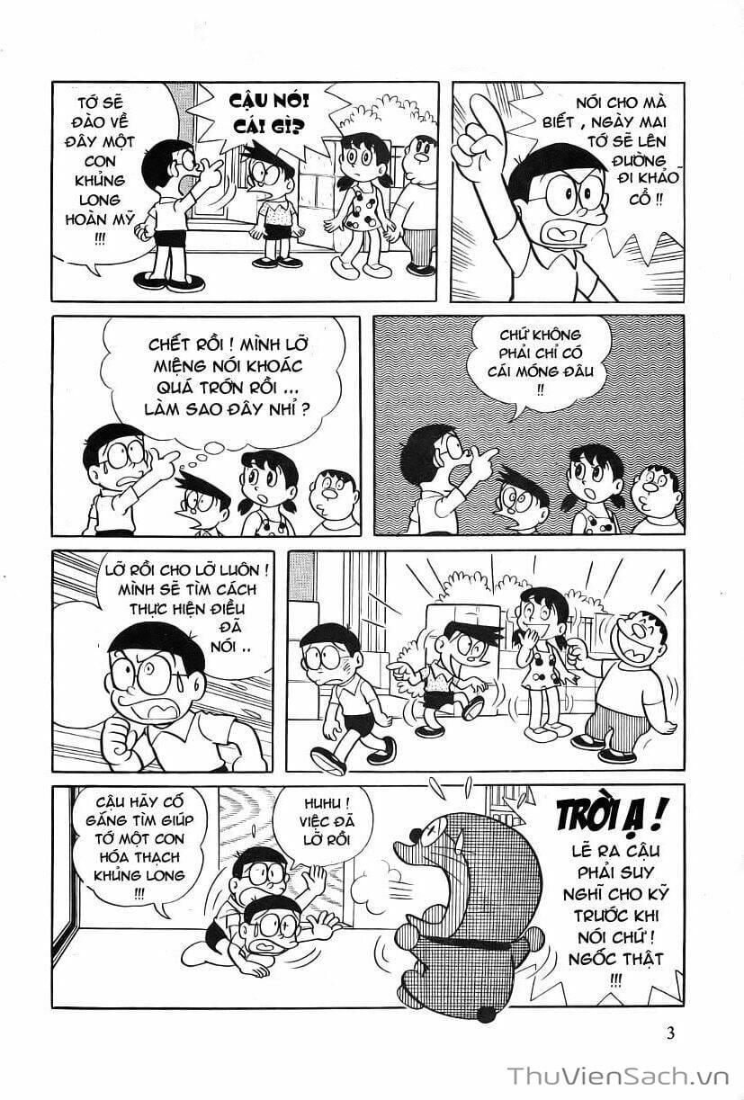 Truyện Tranh Doraemon: Thăm Công Viên Khủng Long trang 11
