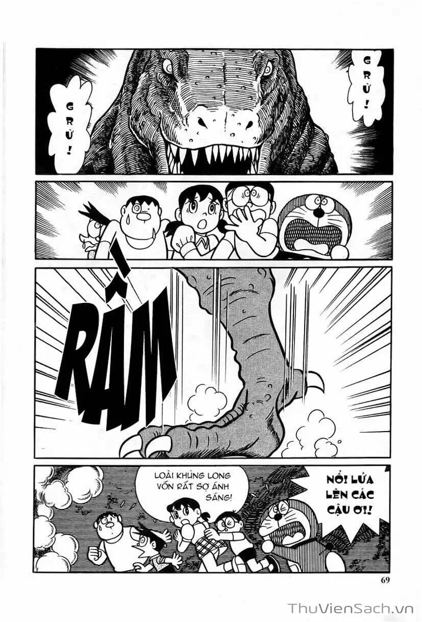 Truyện Tranh Doraemon: Thăm Công Viên Khủng Long trang 11