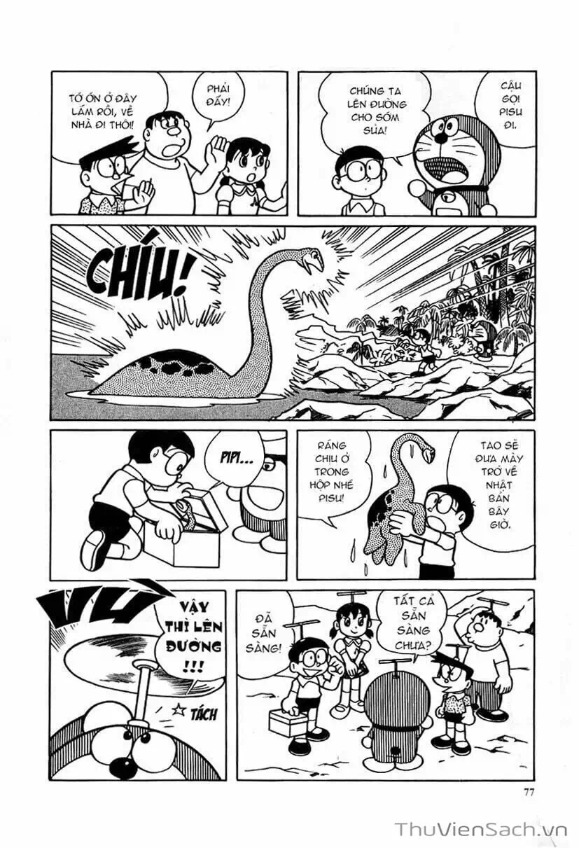 Truyện Tranh Doraemon: Thăm Công Viên Khủng Long trang 11