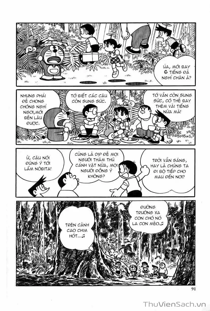 Truyện Tranh Doraemon: Thăm Công Viên Khủng Long trang 11