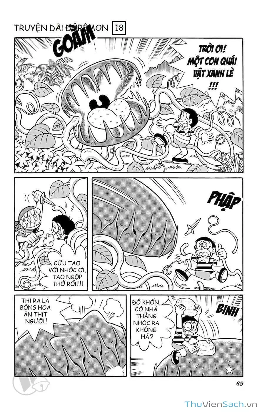 Truyện Tranh Doraemon: Cuộc Phiêu Lưu Đến Đảo Giấu Vàng trang 11