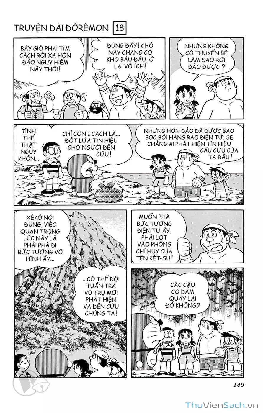 Truyện Tranh Doraemon: Cuộc Phiêu Lưu Đến Đảo Giấu Vàng trang 11