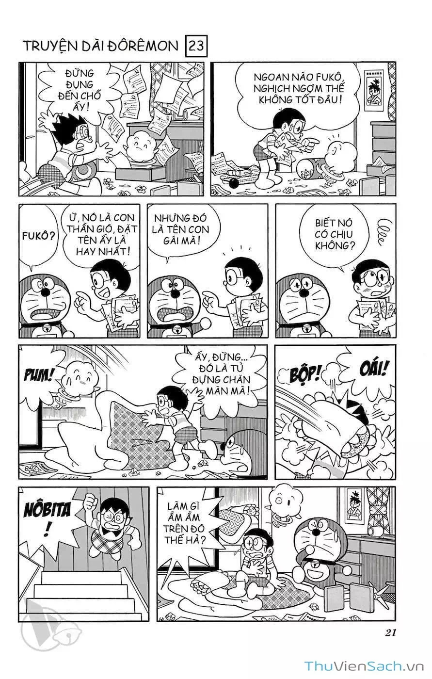 Truyện Tranh Doraemon: Cuộc Phiêu Lưu Đến Vương Quốc Gió trang 11