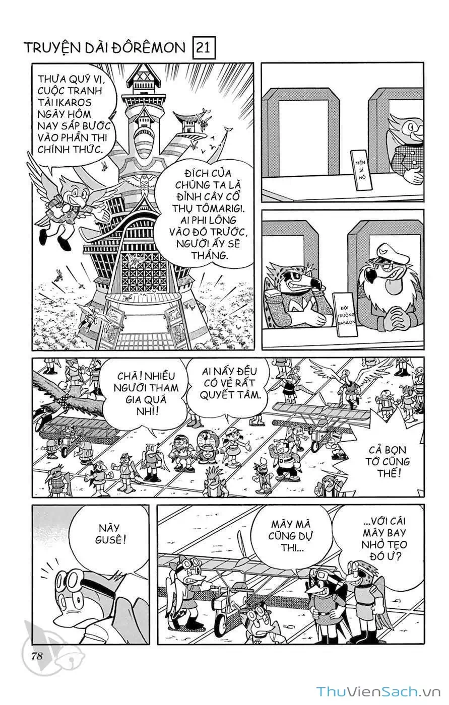 Truyện Tranh Doraemon: Du Hành Đến Vương Quốc Loài Chim trang 11