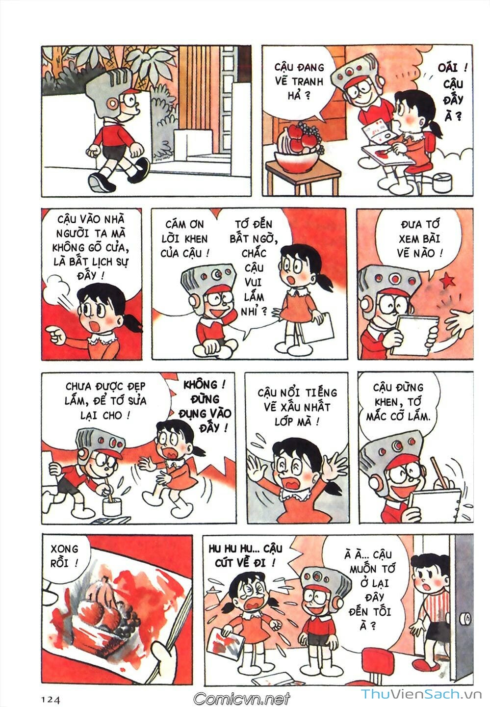 Truyện Tranh Doraemon Màu trang 114