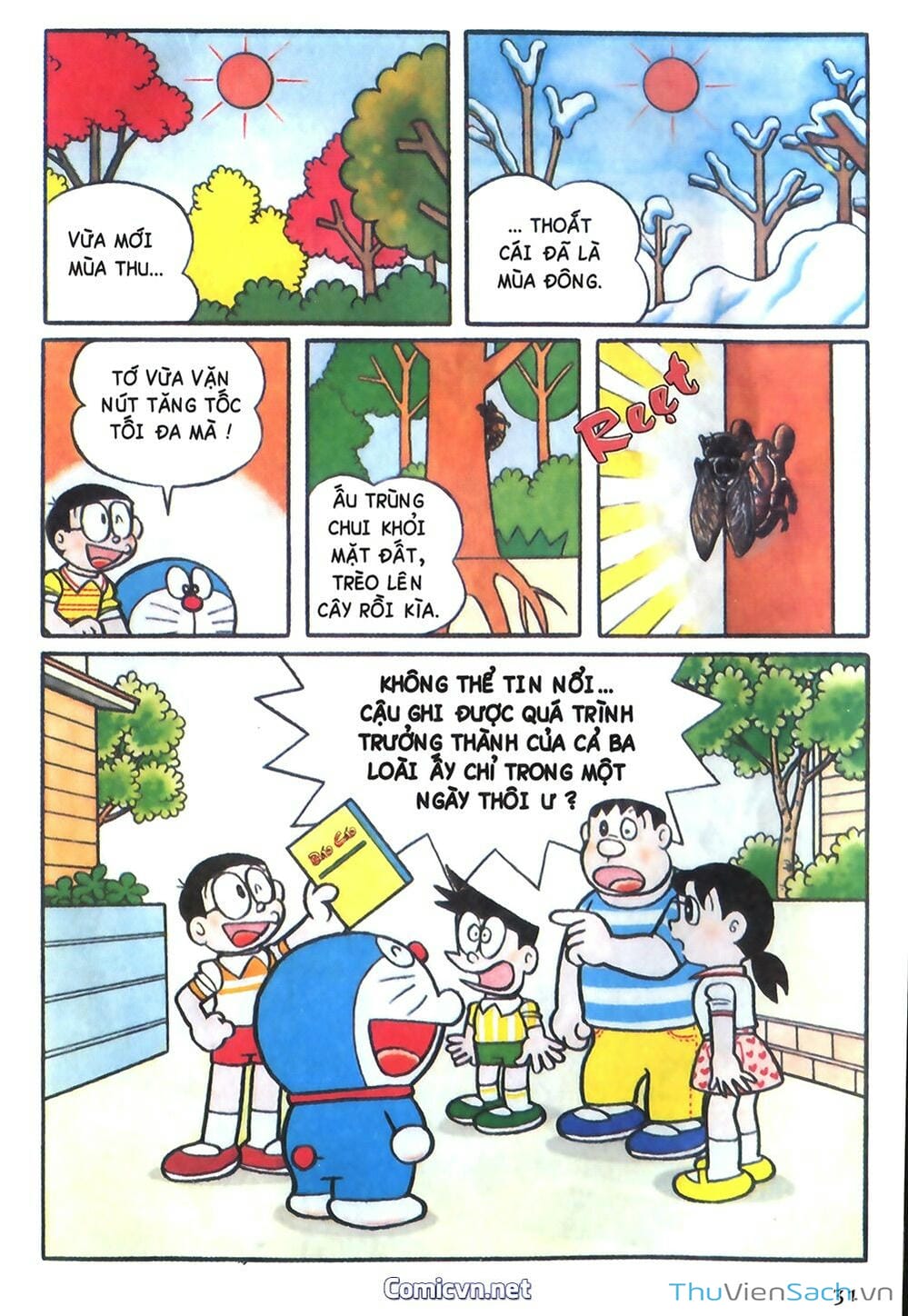 Truyện Tranh Doraemon Màu trang 191