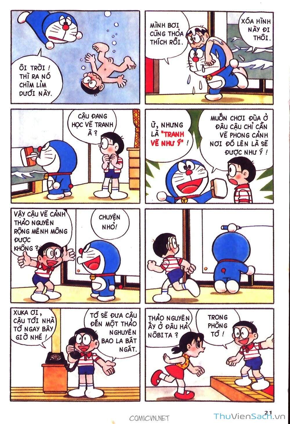 Truyện Tranh Doraemon Màu trang 5