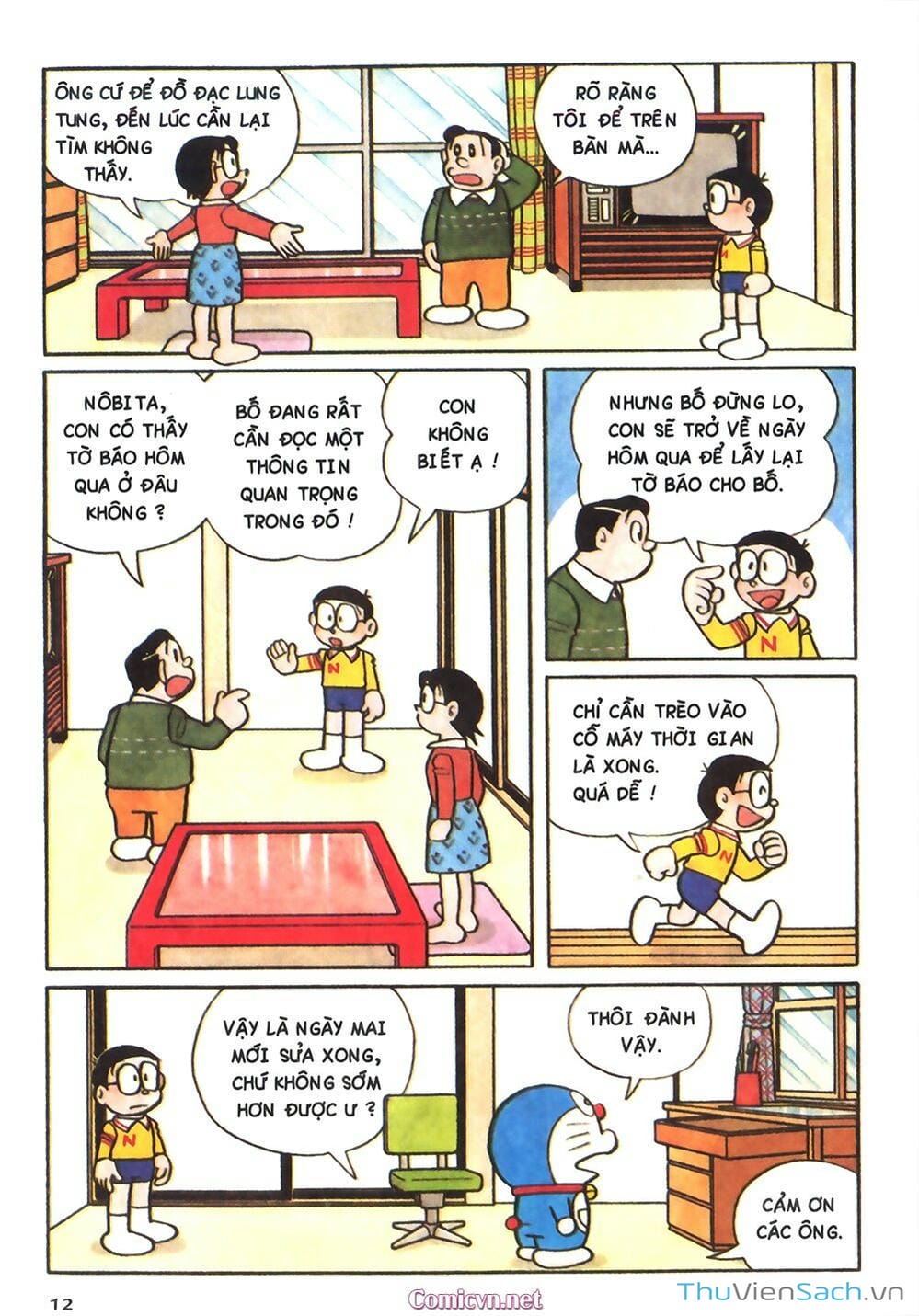 Truyện Tranh Doraemon Màu trang 415