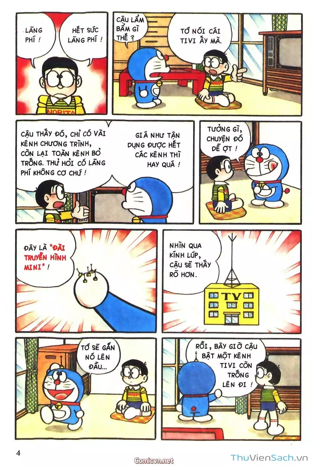 Truyện Tranh Doraemon Màu trang 5