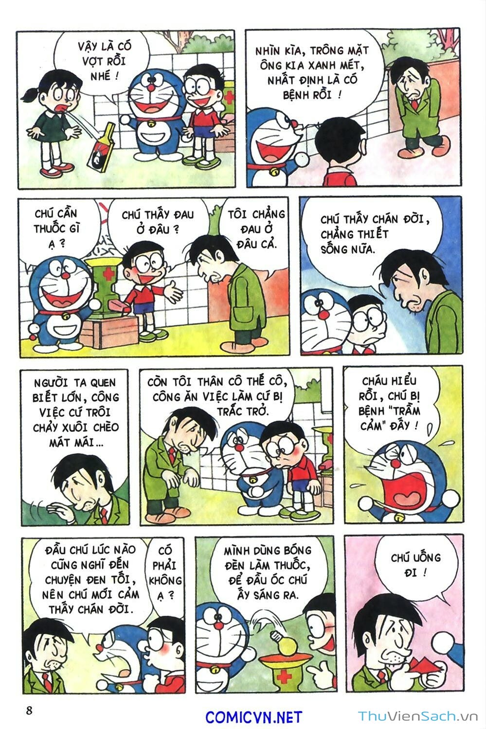 Truyện Tranh Doraemon Màu trang 716