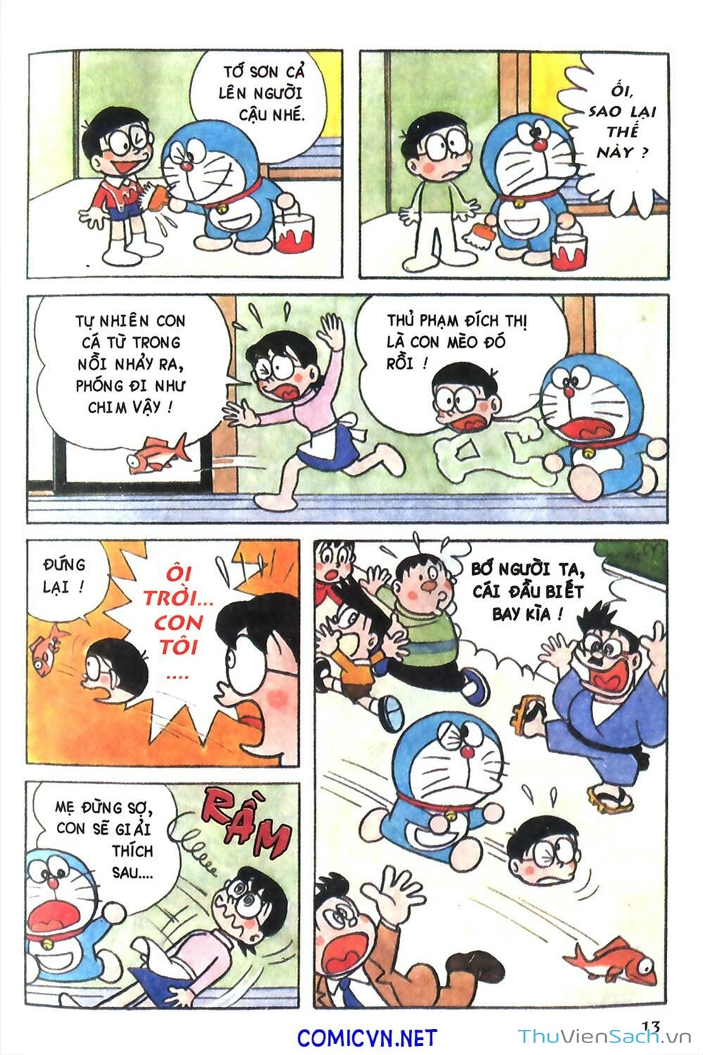 Truyện Tranh Doraemon Màu trang 721