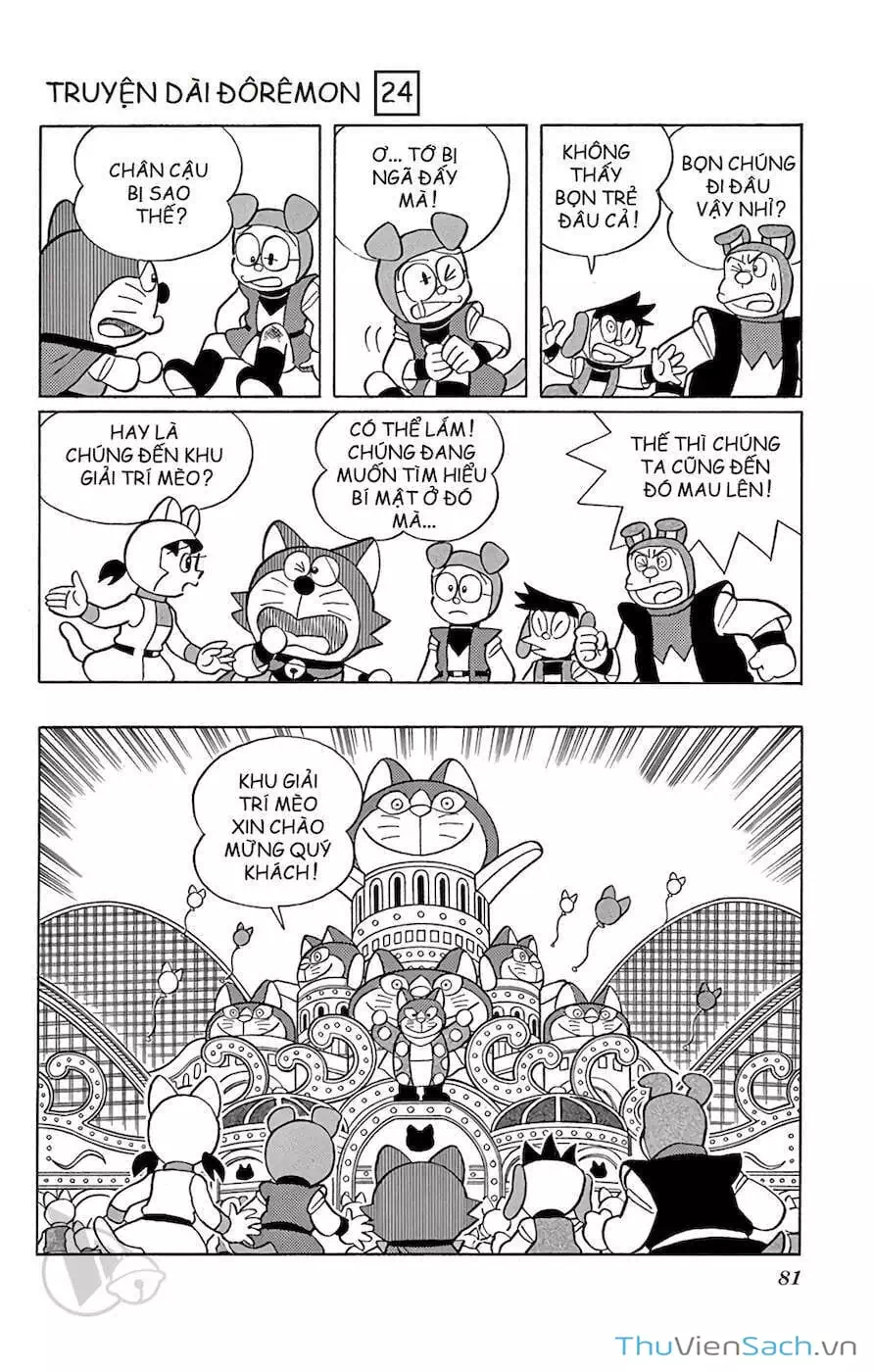 Truyện Tranh Doraemon: Nôbita Ở Vương Quốc Chó Mèo trang 11
