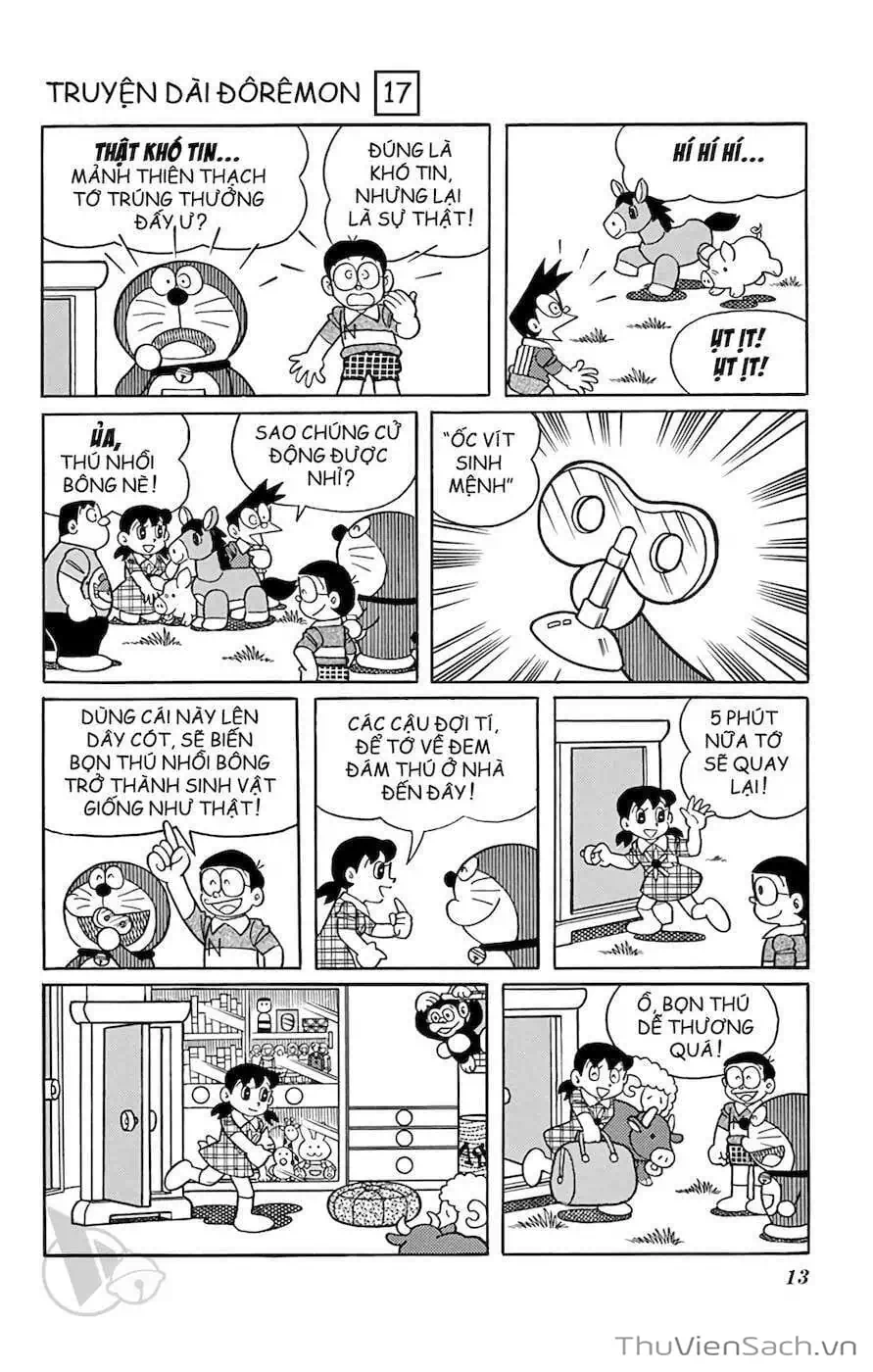 Truyện Tranh Doraemon: Thành Phố Thú Nhồi Bông trang 11