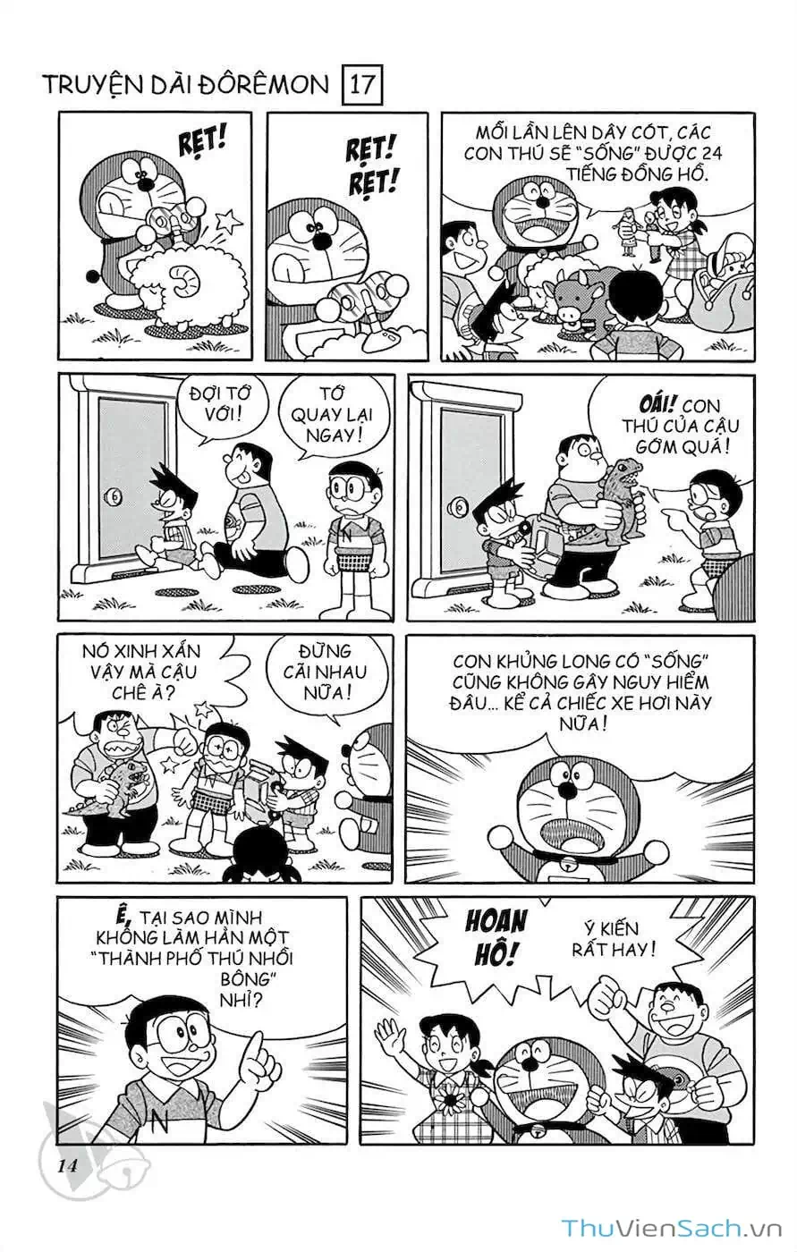 Truyện Tranh Doraemon: Thành Phố Thú Nhồi Bông trang 11