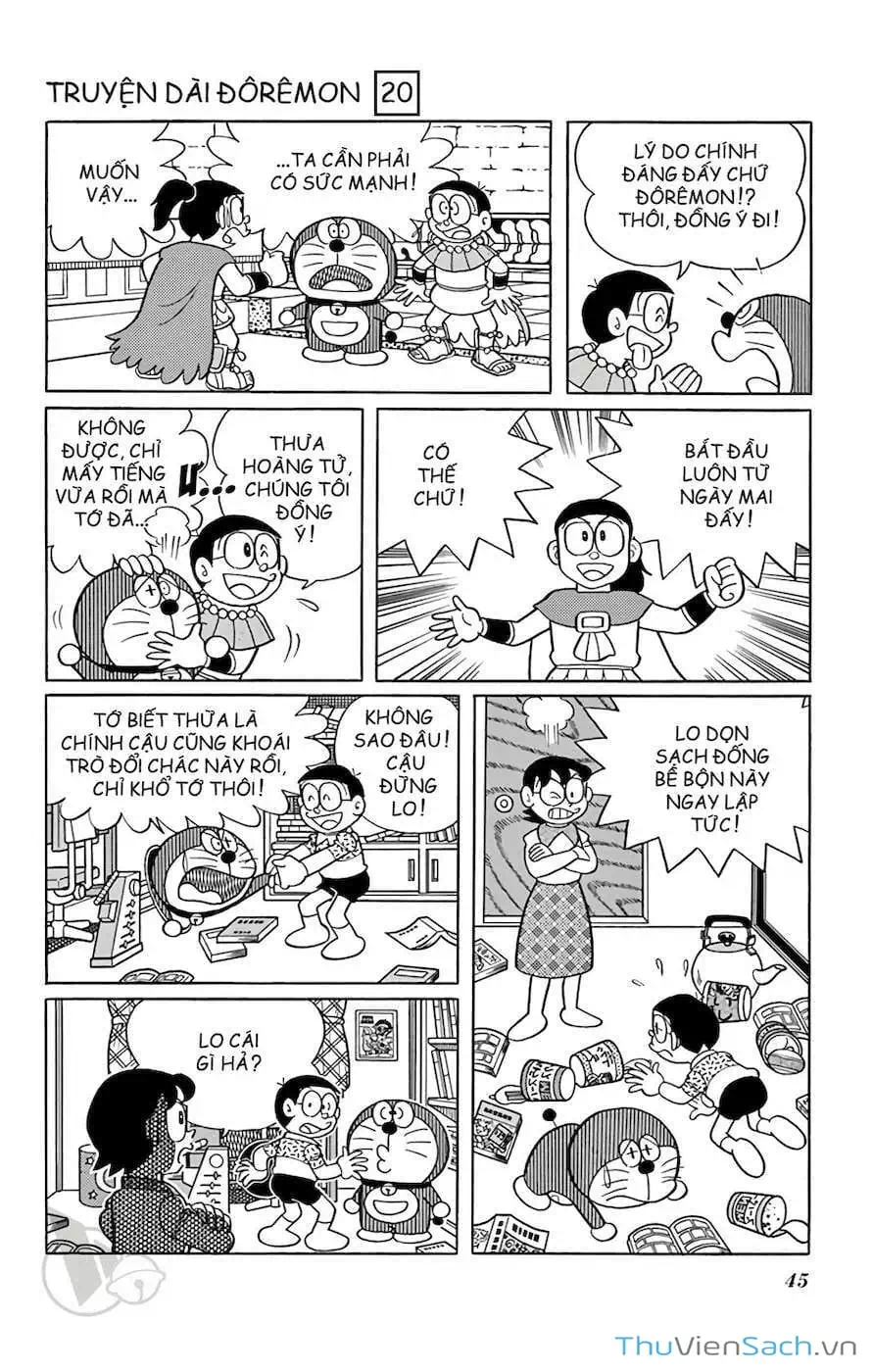 Truyện Tranh Doraemon: Truyền Thuyết Về Vua Mặt Trời Nôbita trang 11
