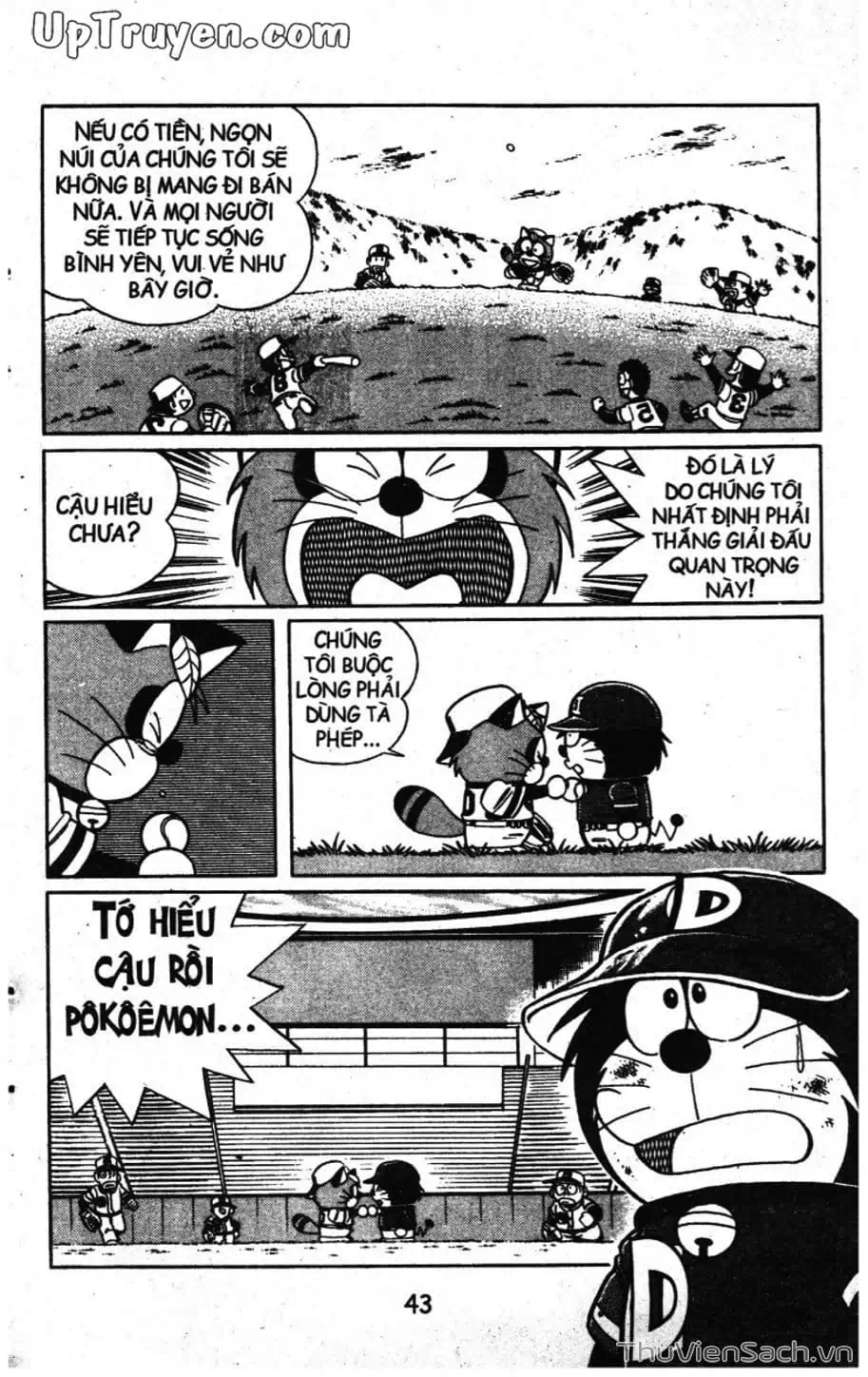 Truyện Tranh Doraemon Bóng Chày trang 3