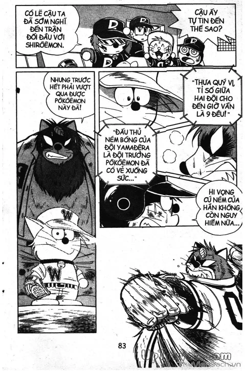 Truyện Tranh Doraemon Bóng Chày trang 3