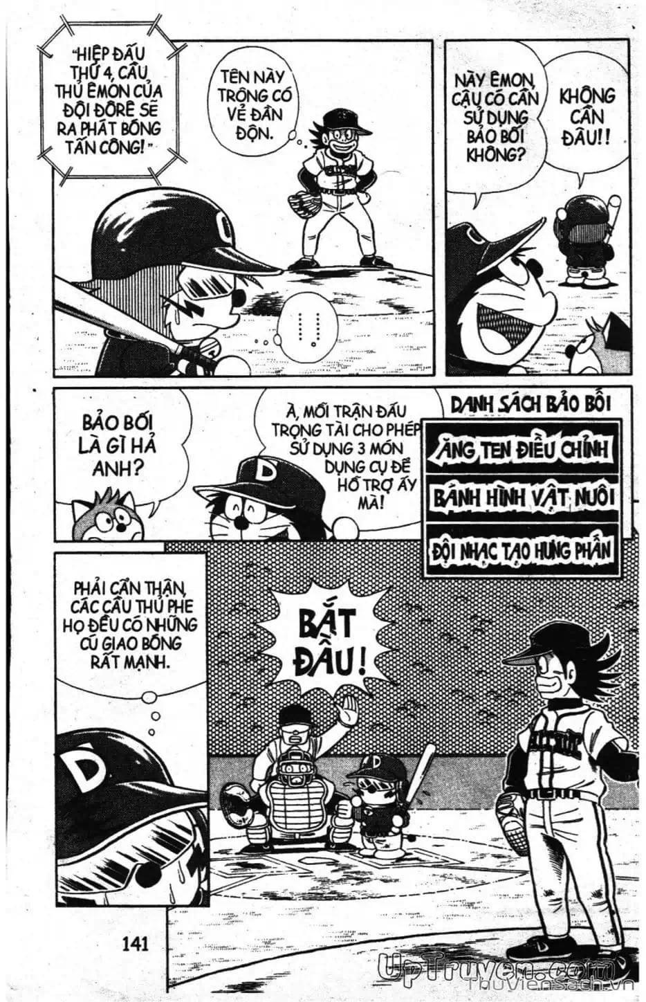 Truyện Tranh Doraemon Bóng Chày trang 3