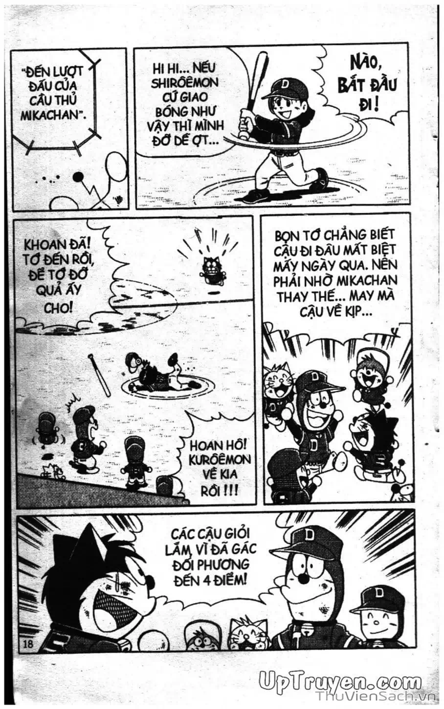 Truyện Tranh Doraemon Bóng Chày trang 3