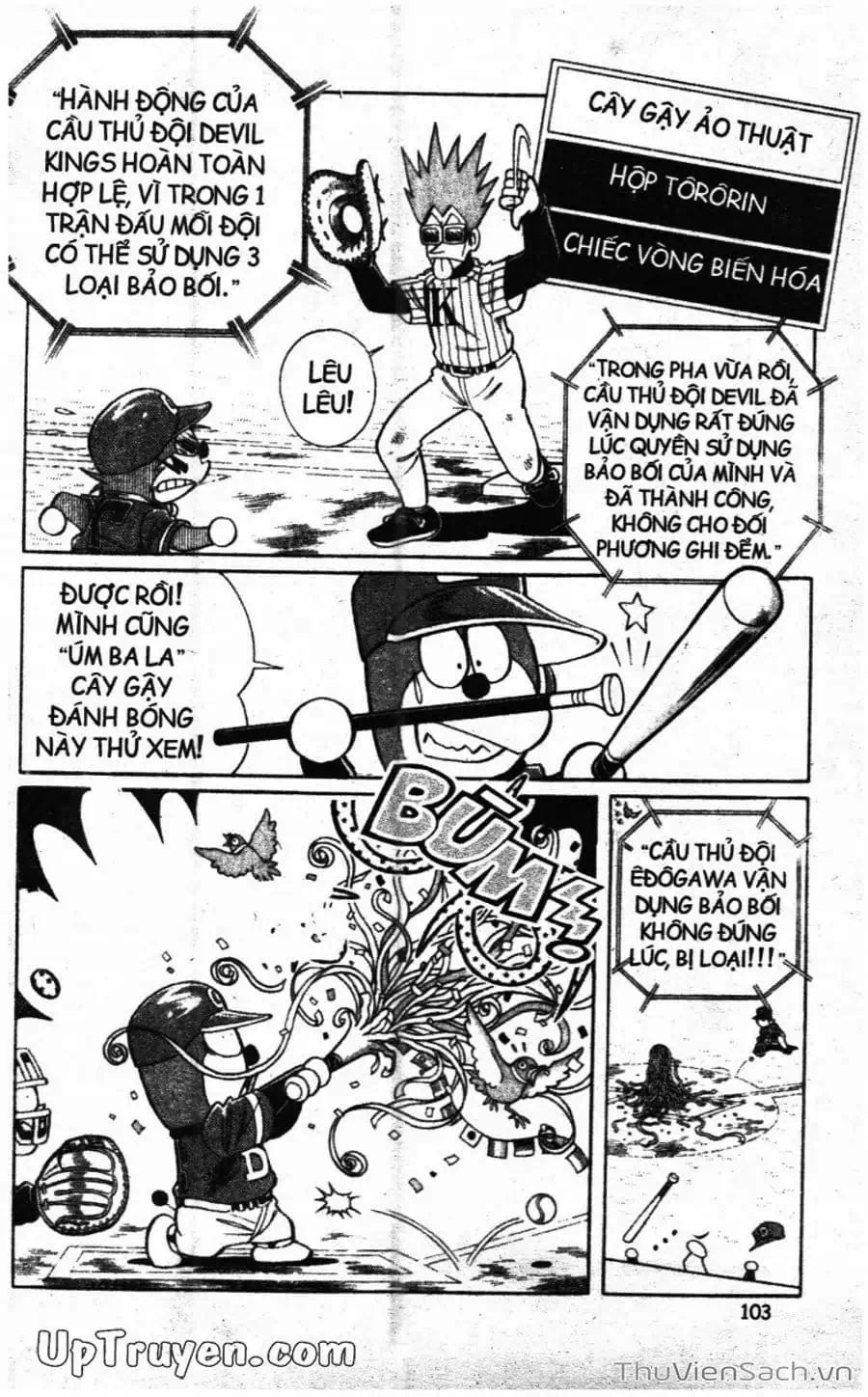 Truyện Tranh Doraemon Bóng Chày trang 3