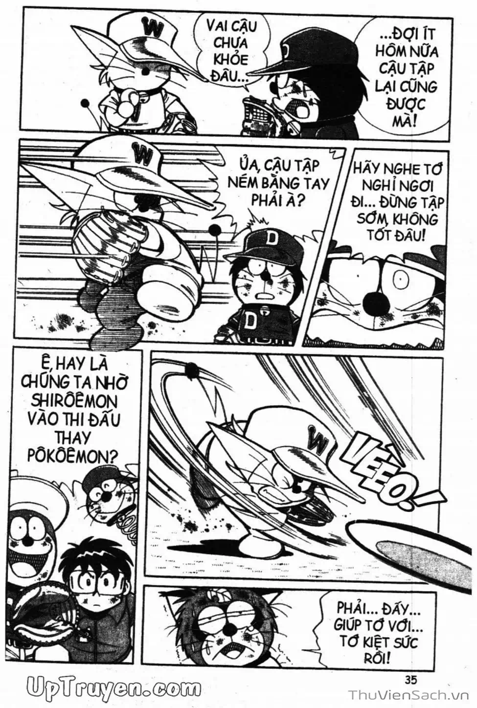 Truyện Tranh Doraemon Bóng Chày trang 3
