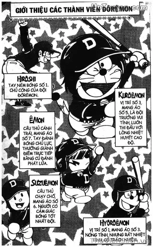 Truyện Tranh Doraemon Bóng Chày trang 3