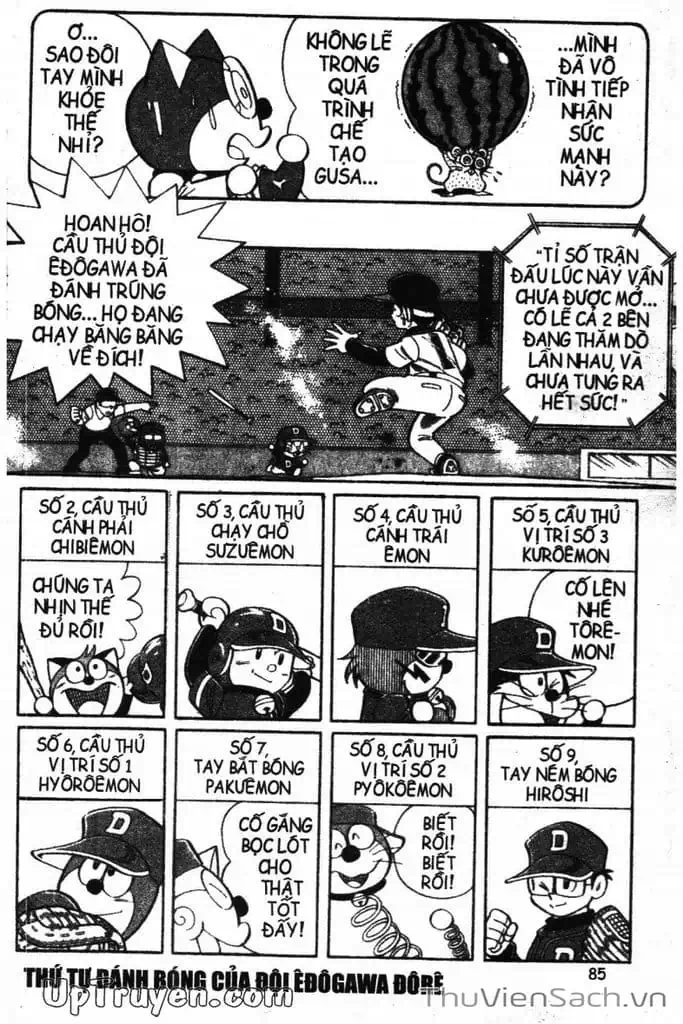 Truyện Tranh Doraemon Bóng Chày trang 3