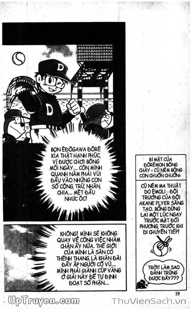 Truyện Tranh Doraemon Bóng Chày trang 3