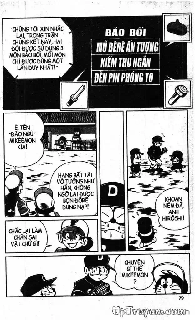 Truyện Tranh Doraemon Bóng Chày trang 3