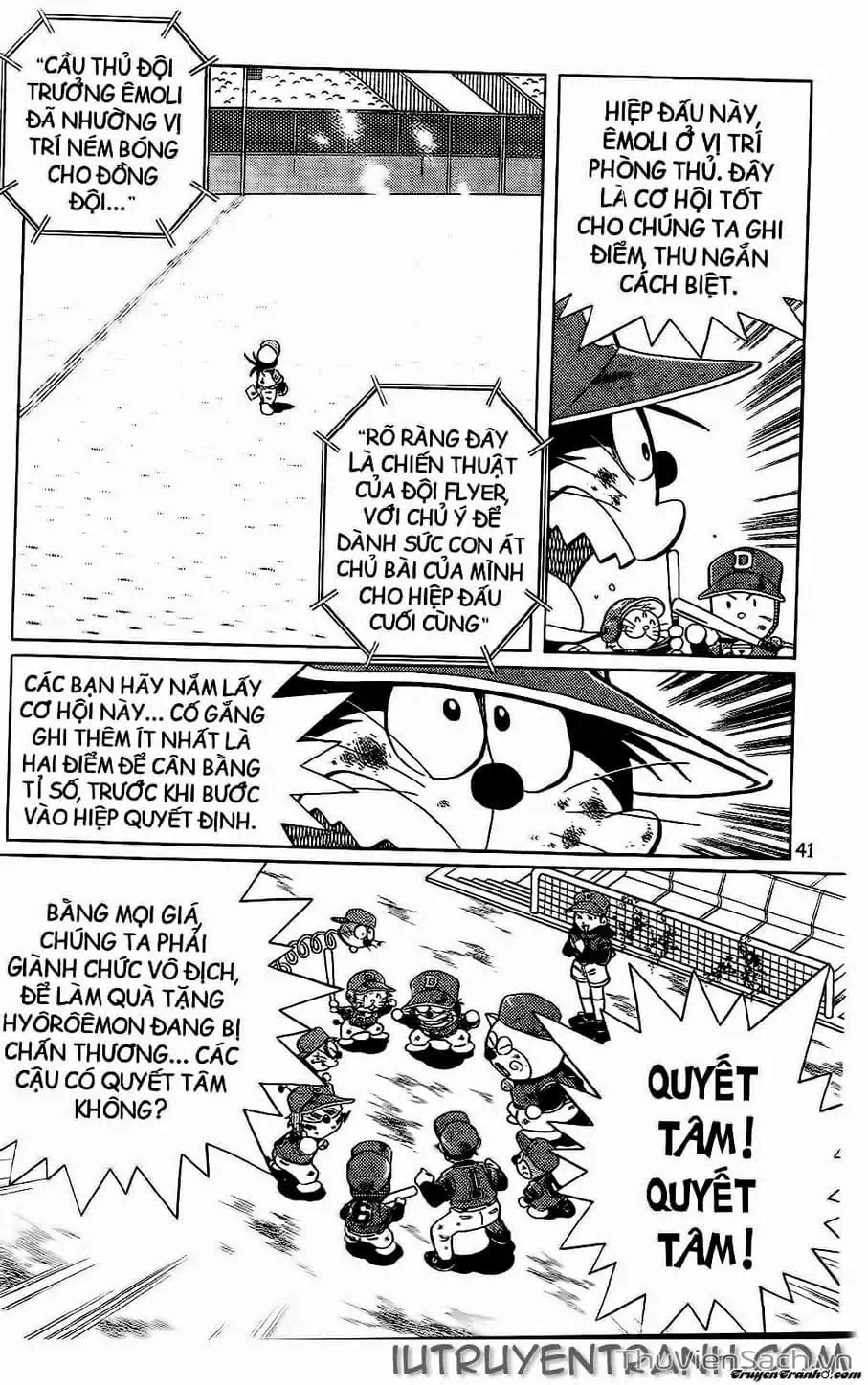 Truyện Tranh Doraemon Bóng Chày trang 3