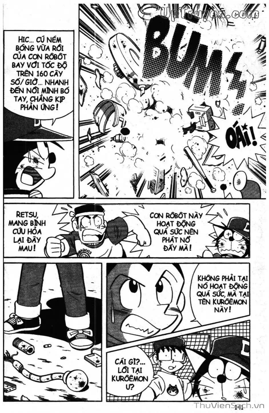 Truyện Tranh Doraemon Bóng Chày trang 3