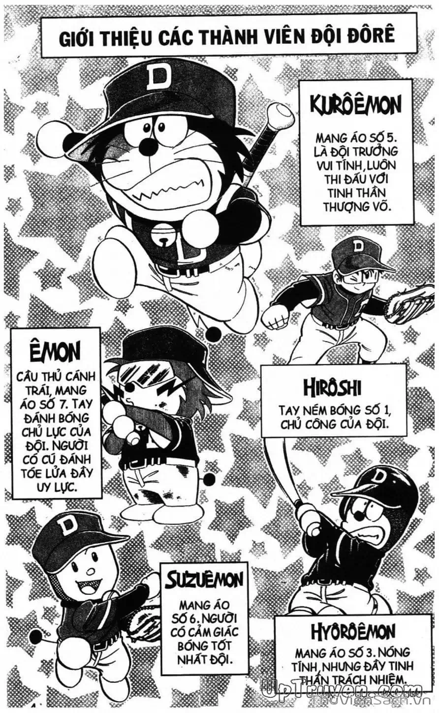 Truyện Tranh Doraemon Bóng Chày trang 3