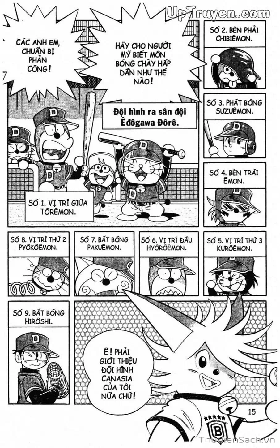 Truyện Tranh Doraemon Bóng Chày trang 3
