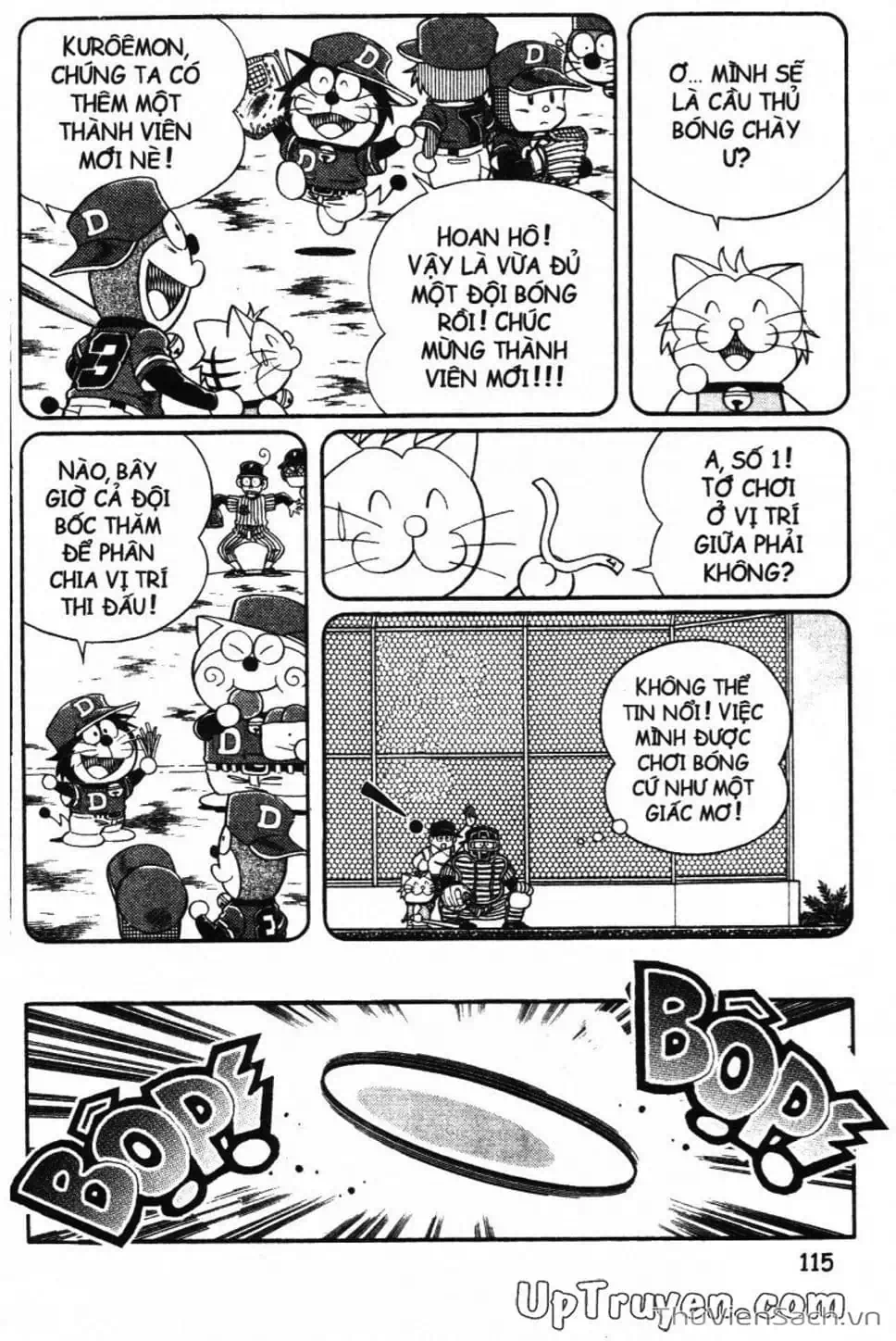 Truyện Tranh Doraemon Bóng Chày trang 3