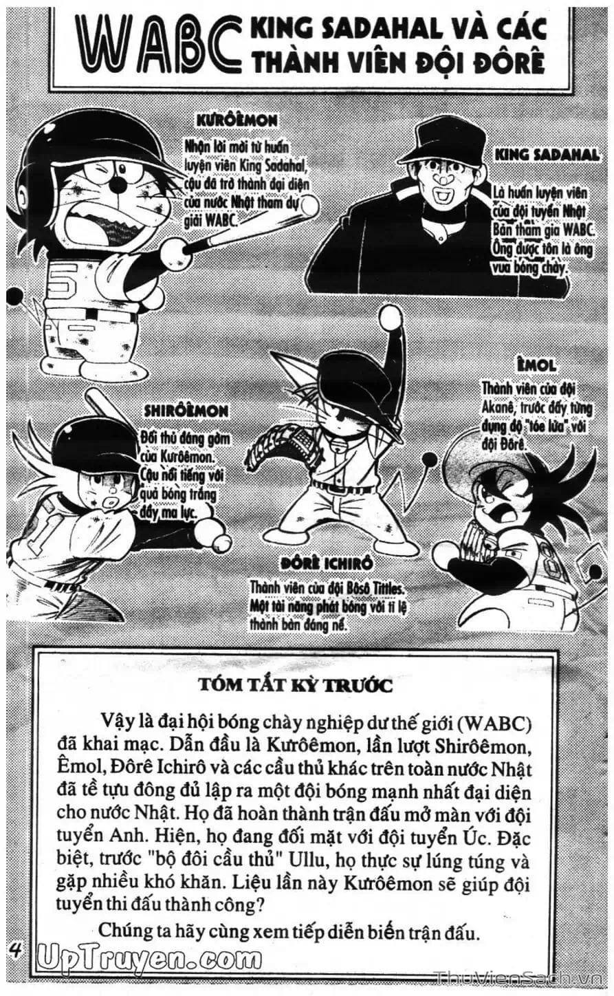 Truyện Tranh Doraemon Bóng Chày trang 3