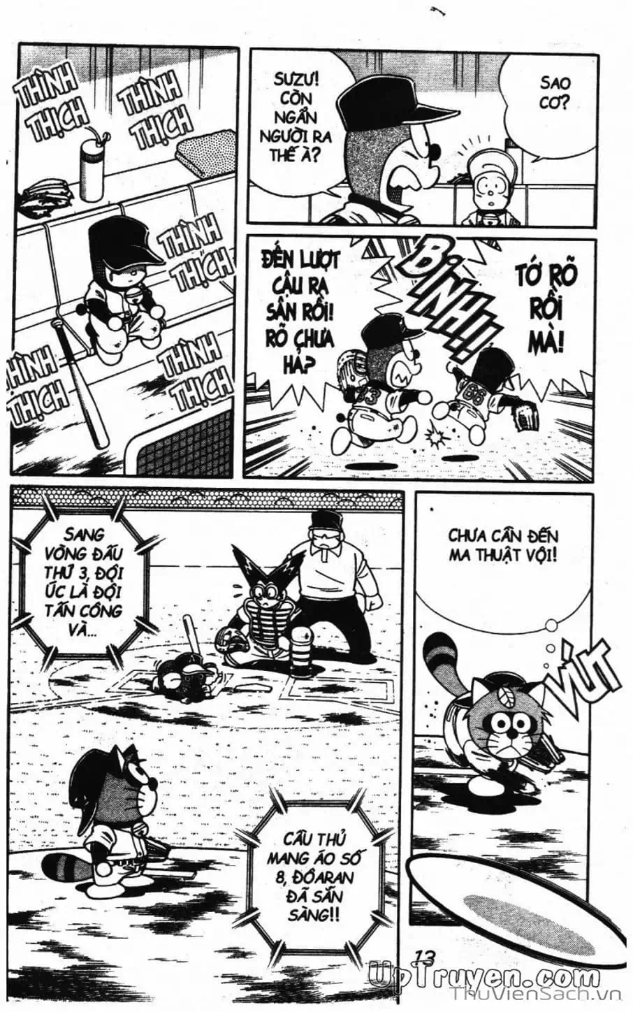 Truyện Tranh Doraemon Bóng Chày trang 3