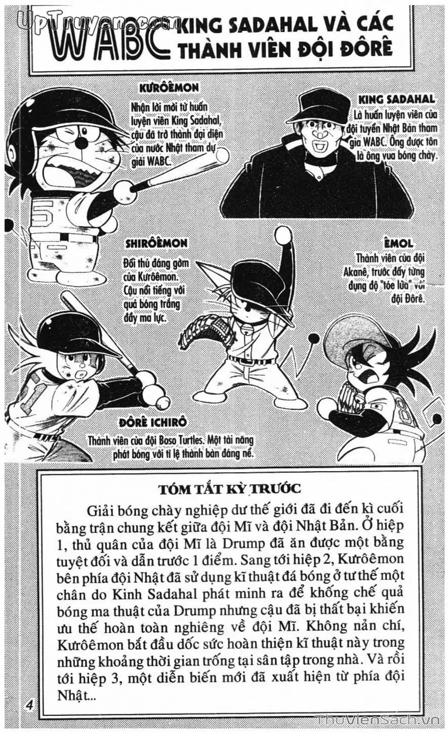 Truyện Tranh Doraemon Bóng Chày trang 3
