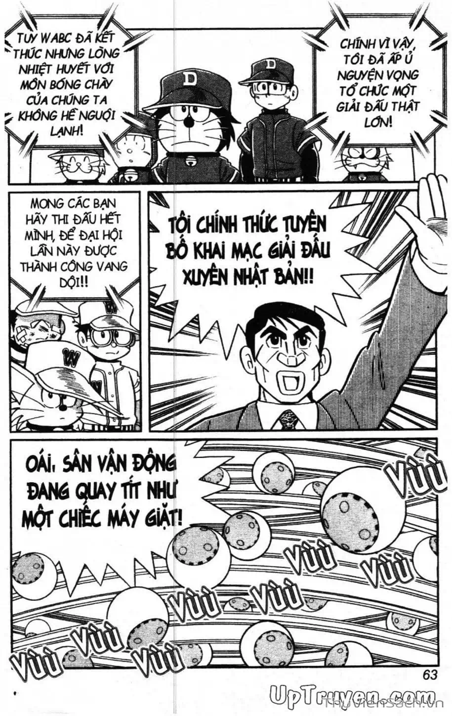 Truyện Tranh Doraemon Bóng Chày trang 3