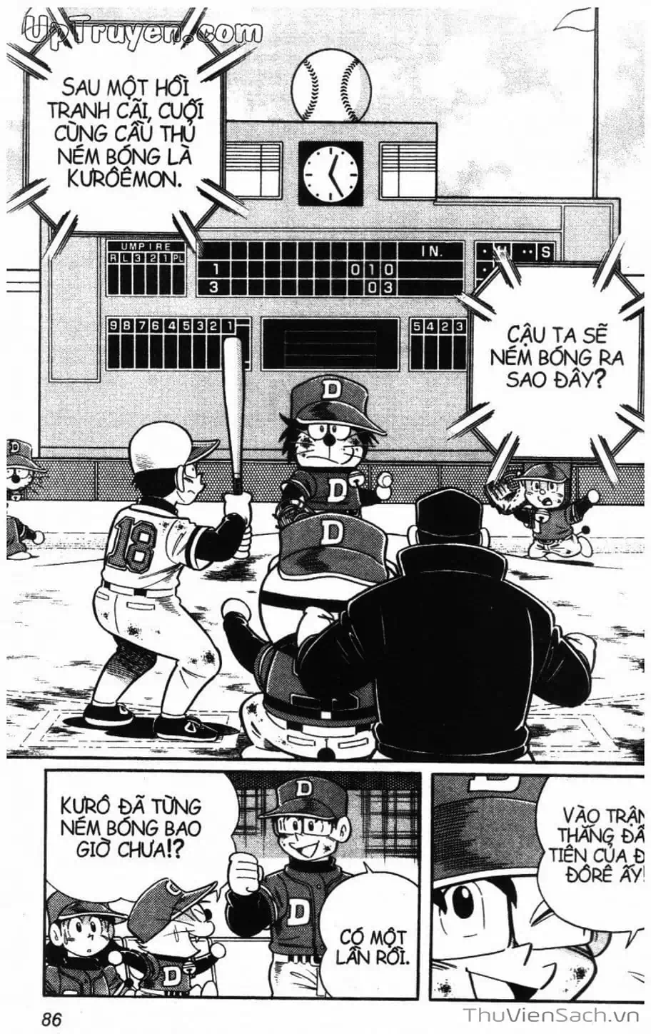 Truyện Tranh Doraemon Bóng Chày trang 3